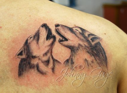 Wolf Heads Tattoo