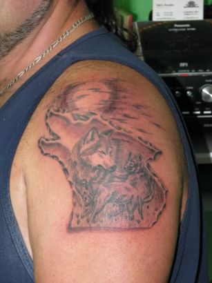 Wolf Tattoos Pics