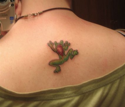 Frog Tattoo For Girl