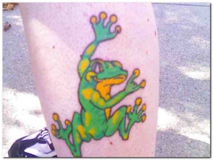 Frog Leg Tattoos Image