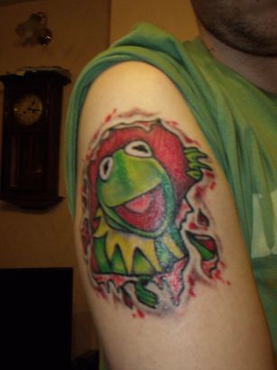 Frog Tattoos Images On Arm