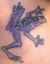 blue frog tattoo pic