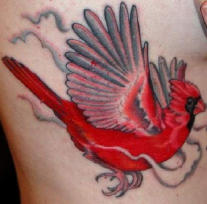 Red Bird Tattoo