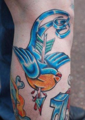 Wounded Bird Tattoo