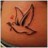 bird tats lower back