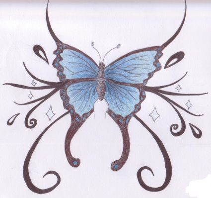 Butterfly Tattoo Pic Design