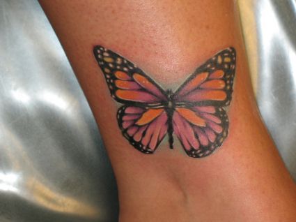 Butterfly Ankle Tattoos