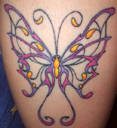 Butterfly Image Tattoo