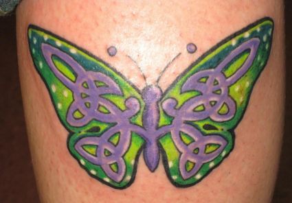 Celtic Butterfly Image Tattoo