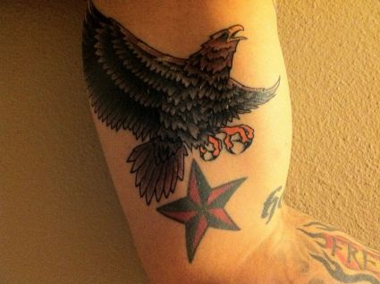 Eagle And Star Tattoo 