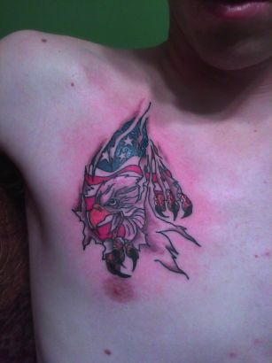 eagle head and flag tattoo design on chest. Birds tattoos, Eagle tattoos, Tattoos of Birds, Tattoos of Eagle, Birds tats, Eagle tats, Birds free tattoo designs, Eagle free tattoo designs, Birds tattoos picture, Eagle tattoos picture, Birds pictures tattoos, Eagle pictures tattoos, Birds free tattoos, Eagle free tattoos, Birds tattoo, Eagle tattoo, Birds tattoos idea, Eagle tattoos idea, Birds tattoo ideas, Eagle tattoo ideas, eagle head and flag tattoo