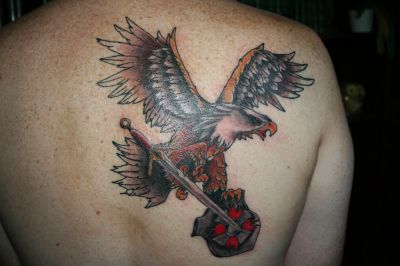 eagle with shield and sword back tattoo design. Birds tattoos, Eagle tattoos, Tattoos of Birds, Tattoos of Eagle, Birds tats, Eagle tats, Birds free tattoo designs, Eagle free tattoo designs, Birds tattoos picture, Eagle tattoos picture, Birds pictures tattoos, Eagle pictures tattoos, Birds free tattoos, Eagle free tattoos, Birds tattoo, Eagle tattoo, Birds tattoos idea, Eagle tattoos idea, Birds tattoo ideas, Eagle tattoo ideas, eagle with shield and sword tattoo