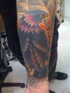 eagle tattoo on full sleeve