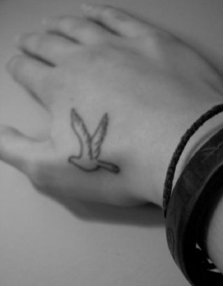 Dove Pic Tattoo On Hand