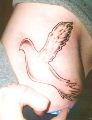 Dove Tat On Shoulder