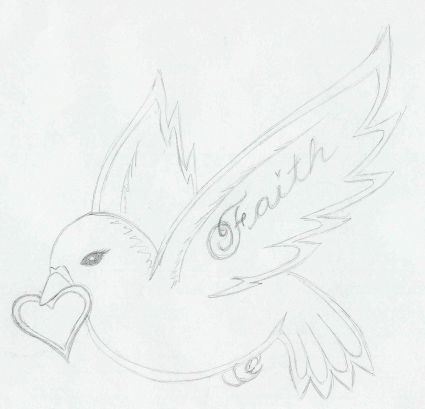 Dove Free Tattoo Design