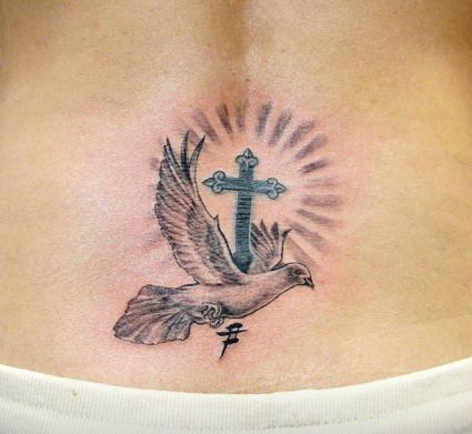 Dove Tats On Lower Back