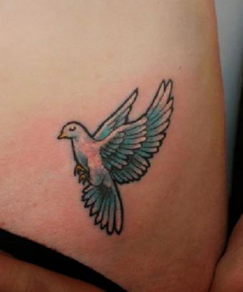 Flying Dove Tattoo