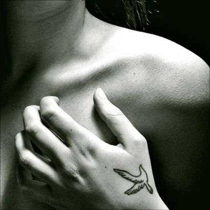 Small Dove Tattoo On Hand || Tattoo from Itattooz