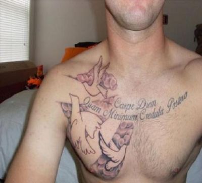 dove and text tattoo on chest. Birds tattoos, dove tattoos, Tattoos of Birds, Tattoos of dove, Birds tats, dove tats, Birds free tattoo designs, dove free tattoo designs, Birds tattoos picture, dove tattoos picture, Birds pictures tattoos, dove pictures tattoos, Birds free tattoos, dove free tattoos, Birds tattoo, dove tattoo, Birds tattoos idea, dove tattoos idea, Birds tattoo ideas, dove tattoo ideas, dove and text tattoo on chest