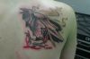 burning bird pic tattoo for shoulder