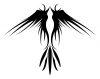 tribal bird pics tattoos