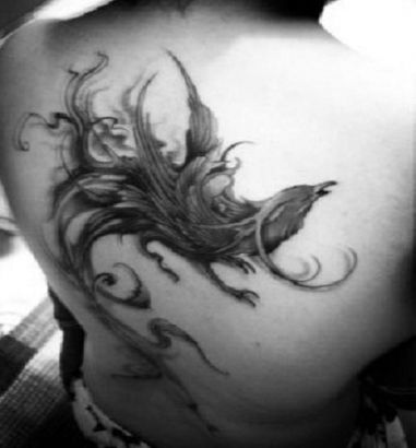 Phoenix Images Of Tattoo On Back