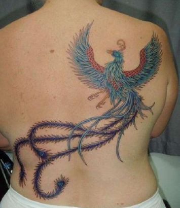 Phoenix Images Of Tattoos For Back