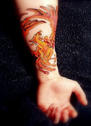 Phoenix Images Tattoo For Arm