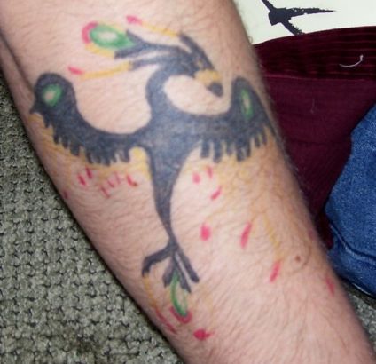 Phoenix Images Tattoos On Arm