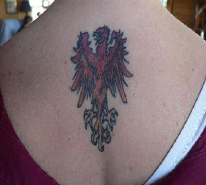 Phoenix Pic Of Tattoo On Back