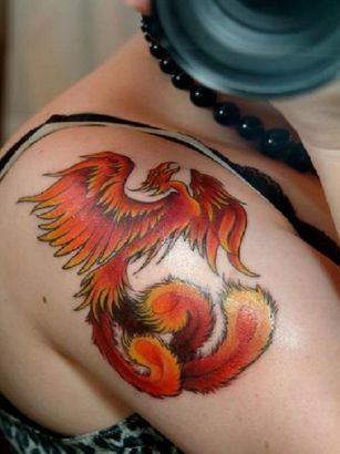 Phoenix Pic Of Tattoo On Shoulder