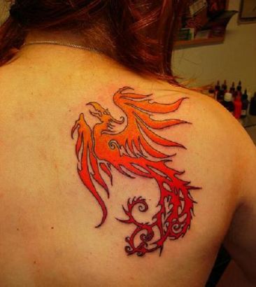 Phoenix Pic Of Tattoos For Back