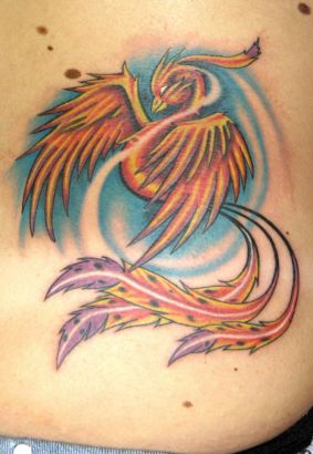 Phoenix Pic Of Tattoos On Back