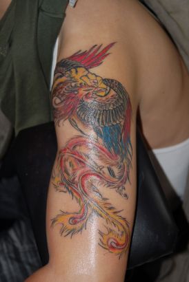 Phoenix Pics Tattoo On Arm