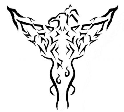 Phoenix Tribal Image Tattoo