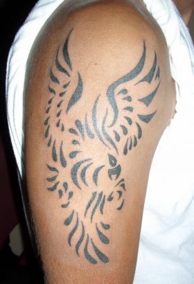 /itattooz-phoenix-tribal-pics-of-tattoo-on-arm