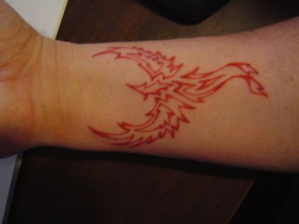 Phoenix Tattoos Design On Hand