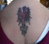 phoenix pic of tattoo on back