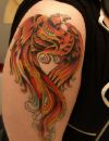 phoenix pic tattoos on arm