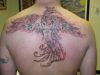 tribal phoenix picture tattoos on back