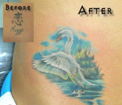 Swan Tattoos Pic