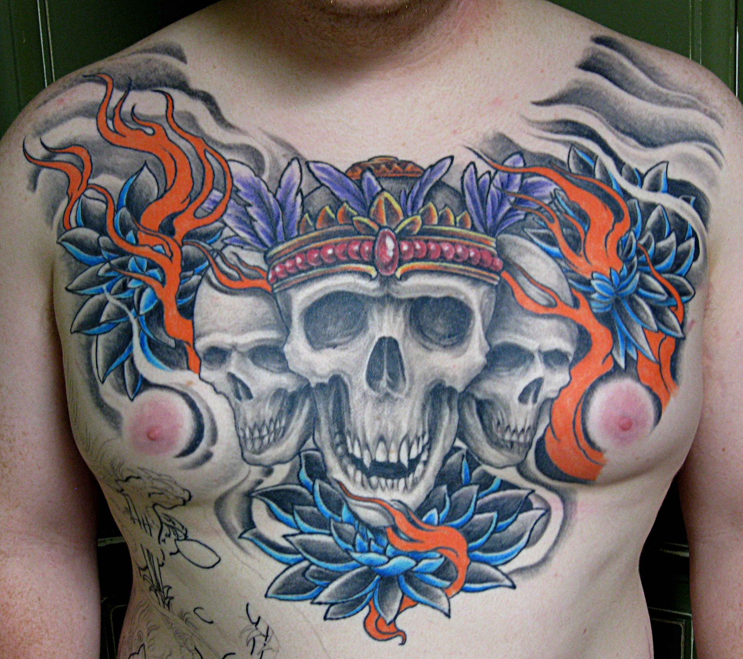 56 Unique Chest Tattoo Designs for Men