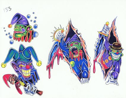 Joker Tat Designs