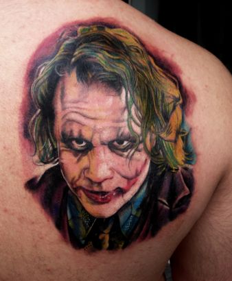 Henery Angel Joker Tattoo