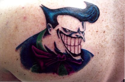 Joker Back Tattoo Pic