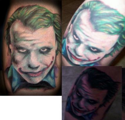 Joker Faces Tattoos