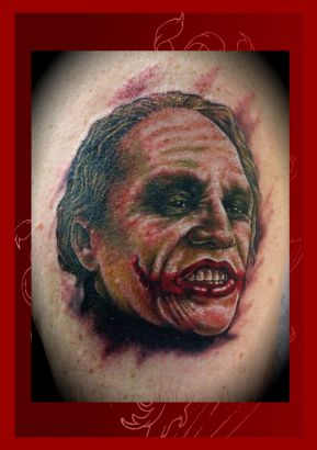 Joker Tattoo For Man