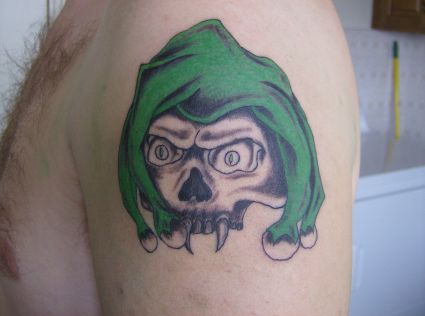 Joker Skull Tattoo 