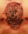 Joker on chest